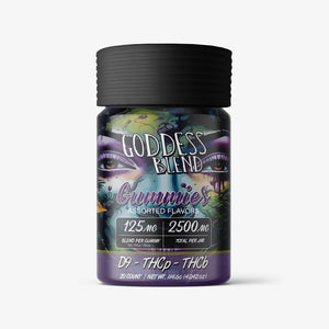 DELTA 9 BLENDED GUMMIES / GODDESS BLEND / ASSORTED 125mg / 20ct