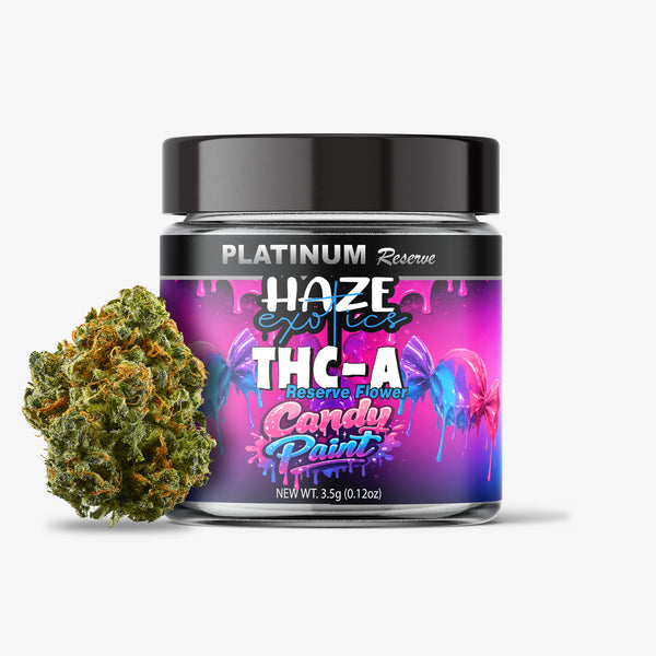 THC-A FLOWER  / CANDY PAINT/ HAZE EXOTICS PLATINUM RESERVE