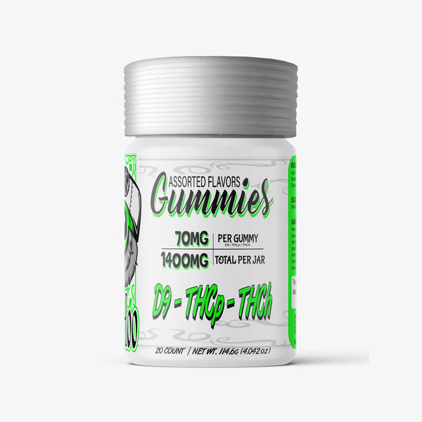 DELTA 9 BLENDED GUMMIES / HOOTIE HOO / ASSORTED 70mg / 20CT