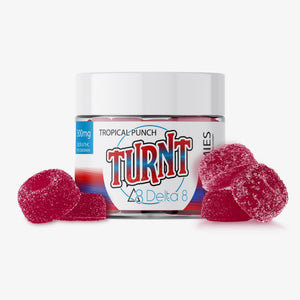 turnt delta 8 thc tropical punch gummies 10ct